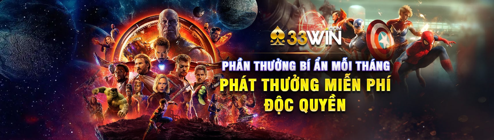 banner khuyến mãi 33Win com